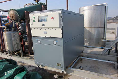 化工控温用防爆冷水机制冷设备现场