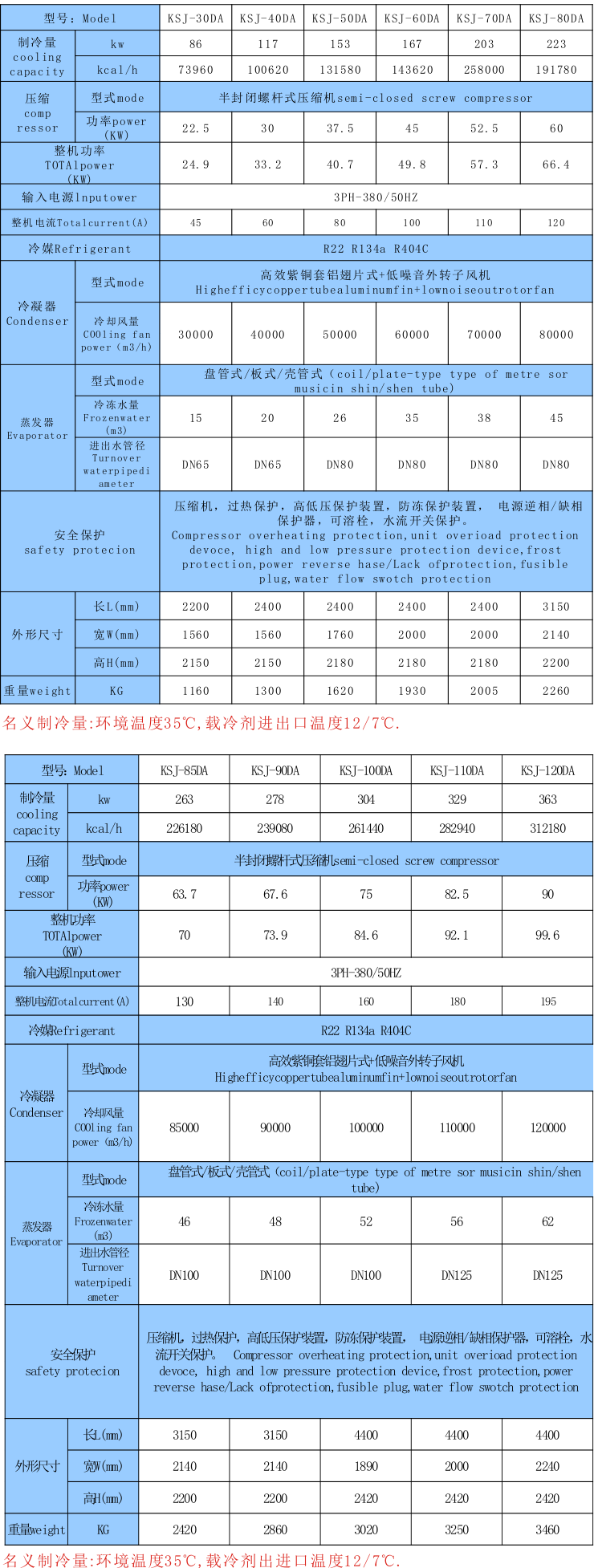 风冷式盐水低温机组